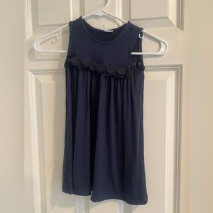 Cute girls dress size 5 navy blue new with tags with blue sequins. Königsmühle